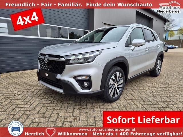 Suzuki S-Cross - Comfort+ 110PS MHEV 4x4 ALLGRIP 1.4 Boosterjet Teilleder Navi Klimaautomatik Sitzheizung ACC PDC v+h 4x Kamera Suzuki-Radio Apple CarPlay Android Auto Touchscreen 2xKeyless 17-LM