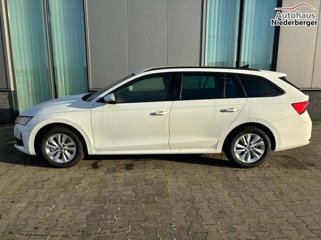 Skoda Octavia Combi Essence 1.5 TSI ACT 150PS, 5 JAHRE GARANTIE, Climatronic, Parksensoren hinten, Sitzheizung, LED-Scheinwerfer, Radio 10" + Wireless Smartlink, Tempomat, Lederlenkrad, Dachreling 