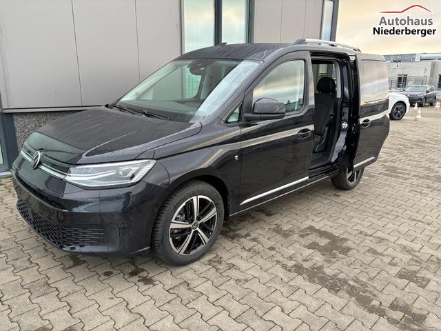 Volkswagen Caddy Style 1.5 TSI 115PS DSG/AUTOMATIK, Deep-Black, 17" Alu/Ganzjahresreifen, Winterpaket, ACC-Tempomat, Toter-Winkel, ParkAssist, Parksensoren vo/hi, Rückfahrkamera, Radio Ready2Discover 10" + Wireless AppConnect, Climatronic, Abgedunkelte Scheiben, M-Lederlenkrad 