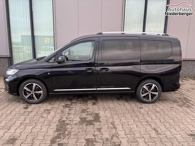 Volkswagen Caddy Style MAXI 7-SITZER 1.5 TSI 115PS DSG/AUTOMATIK, Deep-Black, 17" Alu/Ganzjahresreifen, Winterpaket, ACC-Tempomat, Toter-Winkel, ParkAssist, Parksensoren vo/hi, Rückfahrkamera, Radio Ready2Discover 10" + Wireless AppConnect, Climatronic, Abgedunkelte Scheiben 