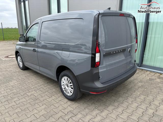 Volkswagen Caddy Cargo 2.0 TDI 102PS, Pure-Grey, Klima, Parksensoren hinten, Reserverad, Kunststoffbodenbelag Fahrer-/Fahrgastraum, Ganzjahresreifen, Radio 10" + Wireless App-Connect, Tempomat, Hecktüren, Schiebetür rechts 