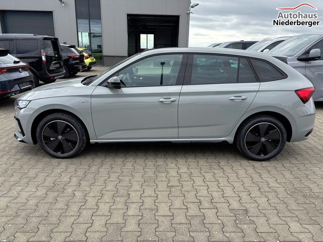 Skoda Scala Monte Carlo 1.0 TSI 115PS DSG, STAHL-GRAU, Panoramadach, 17"Alu, Climatronic, MATRIX-LED, Kessy, Verlängerte Heckscheibe, SunSet, Parksensoren vorn/hinten, Rückfahrkamera, Tempomat, Winter-Paket, Sport-M-Lederlenkrad beheizt, Virtual Cockpit, Radio 8", SmartLin 