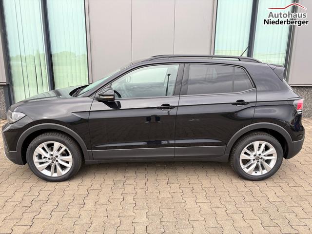Volkswagen T-Cross Limited 1.0 TSI 115PS, 5 JAHRE GARANTIE, ANHÄNGERKUPPLUNG, NAVI 8", 17" Alu / Ganzjahresreifen, Climatronic, Sitzheizung, Parksensoren vo/hi + Kamera, Keyless, Privacy-Glas, Deep-Black Perleffekt, Dachreling, Sicht-Paket, Lendenwirbelstützen vorn 