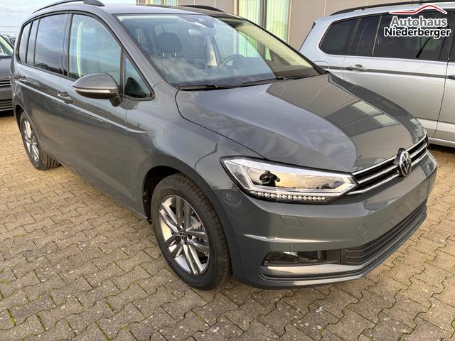 Volkswagen Touran Limited 1.5 TSI 150 PS, 17" Alu, GRAU-Metallic, Winter-Paket, Elektr. Heckklappe, Keyless, Alarm, LED-Scheinwerfer IQ-Light, Travel Assist, Parksensoren vo/hi, Rückfahrkamera, ACC, M-Lederlenkrad, Digital Cockpit, 3-Zonen-Climatronic, Radio Ready2Discover 8" 