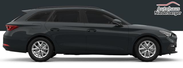 Seat Leon Sportstourer Style 1.5 TSI 115PS, Fjord-Blau, 5 Jahre Garantie, 16" ALU, MATRIX-LED, Privacy-Glas, Winter-Paket, 3-Zonen-Climatronic, ParkAssist, Parksensoren v/h, R&uuml;ckfahrkamera, Radio 10,4" + Full-Link, Tempomat, M-Lederlenkrad, variabler Ladeboden 