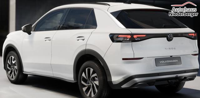 Volkswagen T-Roc LIFE 1.5 eTSI 116PS DSG (AUTOMATIK), Pure-White, ANH&Auml;NGERKUPPLUNG, WINTER-PAKET, PRIVACY, 16" Alu, ACC, Climatronic, R&uuml;ckfahrkamera, Parksensoren vorne/hinten, Radio 12,9" + Wireless App-Connect, Toter-Winkel-Warner, M-Lederlenkrad, LED-Scheinwerfer 