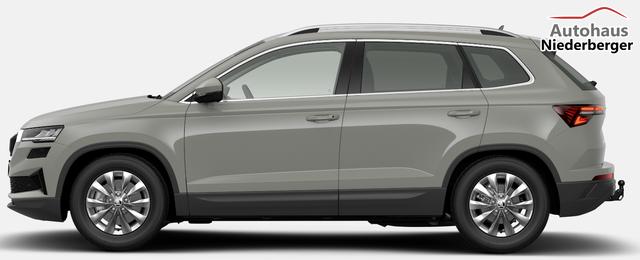 Skoda Karoq Selection 1.5 TSI 150PS DSG/AUTOMATIK, 5J GARANTIE, STAHL-GRAU, AHK SCHWENKBAR, LADEBODEN VAR, NAVI, ACC, PDC V/H + KAMERA, ELEKTR. HECKKLAPPE, KESSY, CHROM-PAKET, Virtual Cockpit, Telefonbox, 16" ALU, Climatronic, Sitzheizung, Lederlenkrad beheizt, Privacy-Glas 