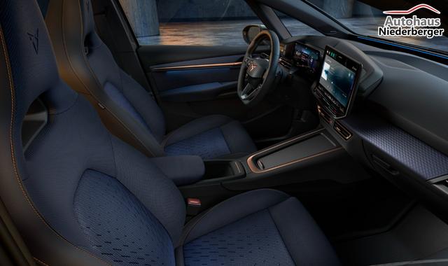 Cupra Born Plus NEUWAGEN OHNE TAGESZULASSUNG (BAFA-F&Auml;HIG) 5 Jahre Garantie, 19" Alu, Climatronic, Parksensoren vo/hi, ACC Adaptiver Tempomat, Media System 12,9" + Full-Link, Vorbereitung AHK, LED-Scheinwerfer, Blind Spot Sensor 