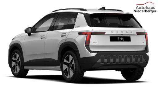 Skoda Epiq Selection 55, 211PS 55 kWh, 5 Jahre Garantie (8J auf Batterie), 18"Alu, Sitzheizung, Kessy, Alarm, Privacy-Glas, Vorbereitung AHK, 2-Zonen-Climatronic, Infotainment 13,1" + Smartlink, Parksensoren vorn/hinten, R&uuml;ckfahrkamera, ACC, M-Lederlenkrad beheizt 