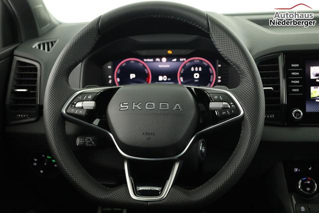 Skoda Karoq Sportline 1.5 TSI DSG Sportline, AHK, Navi, Matrix, Kamera, el. Klappe, 5-J. Garantie 