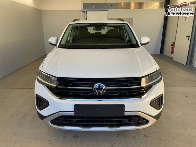 Volkswagen / T-Cross / Wei&szlig; / / / 95PS PDC vo+hi+Shz+App+Side+Travel