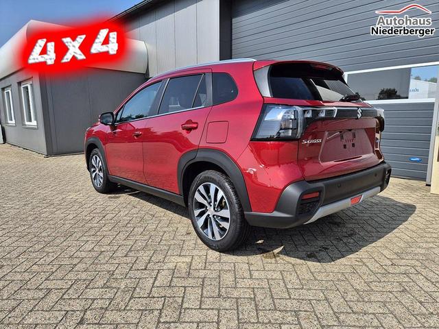 Suzuki S-Cross Comfort+ 110PS MHEV 4x4 ALLGRIP 1.4 Boosterjet Teilleder Navi Klimaautomatik Sitzheizung ACC PDC v+h 4x Kamera Suzuki-Radio Apple CarPlay Android Auto Touchscreen 2xKeyless 17-LM 