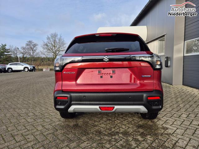 Suzuki S-Cross Comfort+ 110PS Automatik MHEV 4x4 ALLGRIP 1.4 Boosterjet Allrad Teilleder Navi Klimaautomatik Sitzheizung ACC PDC v+h 4x Kamera Suzuki-Radio Apple CarPlay Android Auto Touchscreen 2xKeyless 17-LM 