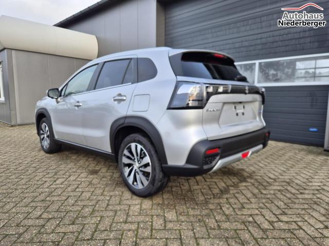 Suzuki S-Cross Comfort+ 110PS Automatik MHEV 4x4 ALLGRIP 1.4 Boosterjet Allrad Teilleder Navi Klimaautomatik Sitzheizung ACC PDC v+h 4x Kamera Suzuki-Radio Apple CarPlay Android Auto Touchscreen 2xKeyless 17-LM 
