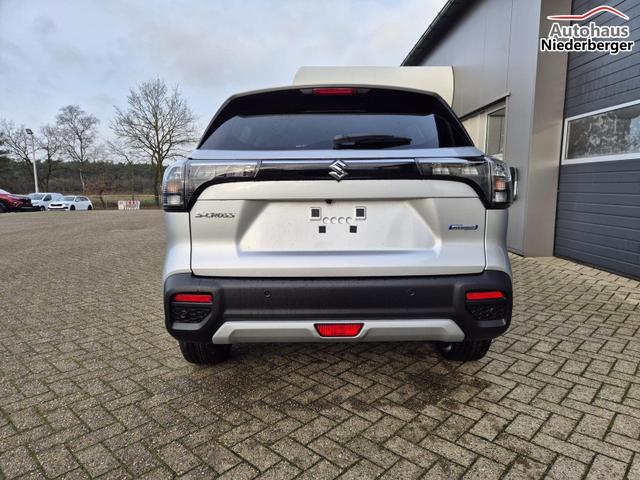 Suzuki S-Cross Comfort+ 110PS Automatik MHEV 4x4 ALLGRIP 1.4 Boosterjet Allrad Teilleder Navi Klimaautomatik Sitzheizung ACC PDC v+h 4x Kamera Suzuki-Radio Apple CarPlay Android Auto Touchscreen 2xKeyless 17-LM 