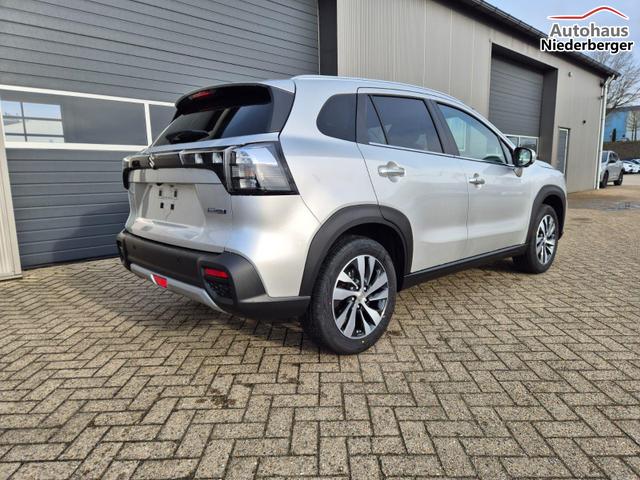 Suzuki S-Cross Comfort+ 110PS Automatik MHEV 1.4 Boosterjet Teilleder Navi Klimaautomatik Sitzheizung ACC PDC v+h 4x Kamera Suzuki-Radio Apple CarPlay Android Auto Touchscreen 2xKeyless 17-LM 