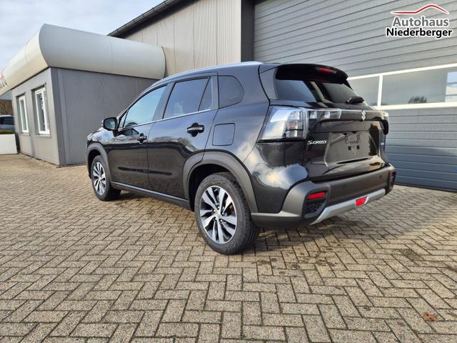 Suzuki S-Cross Comfort+ 110PS MHEV 4x4 ALLGRIP 1.4 Boosterjet Teilleder Navi Klimaautomatik Sitzheizung ACC PDC v+h 4x Kamera Suzuki-Radio Apple CarPlay Android Auto Touchscreen 2xKeyless 17-LM 