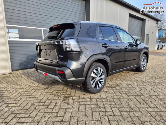 Suzuki S-Cross Comfort+ 110PS MHEV 4x4 ALLGRIP 1.4 Boosterjet Teilleder Navi Klimaautomatik Sitzheizung ACC PDC v+h 4x Kamera Suzuki-Radio Apple CarPlay Android Auto Touchscreen 2xKeyless 17-LM 
