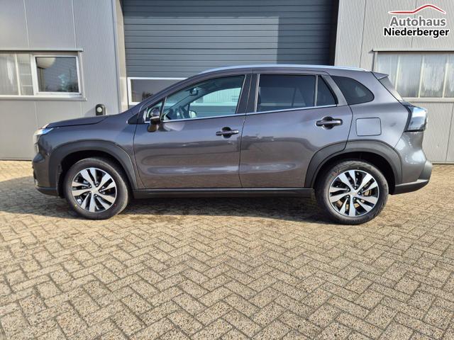 Suzuki S-Cross Comfort+ 110PS MHEV 4x4 ALLGRIP 1.4 Boosterjet Teilleder Navi Klimaautomatik Sitzheizung ACC PDC v+h 4x Kamera Suzuki-Radio Apple CarPlay Android Auto Touchscreen 2xKeyless 17-LM 