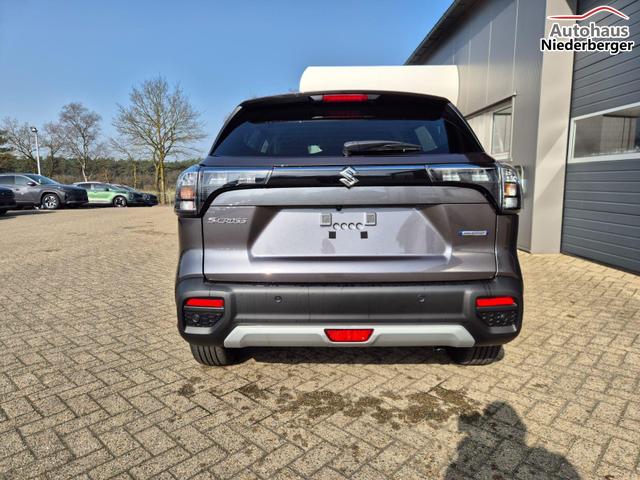 Suzuki S-Cross Comfort+ 110PS MHEV 4x4 ALLGRIP 1.4 Boosterjet Teilleder Navi Klimaautomatik Sitzheizung ACC PDC v+h 4x Kamera Suzuki-Radio Apple CarPlay Android Auto Touchscreen 2xKeyless 17-LM 