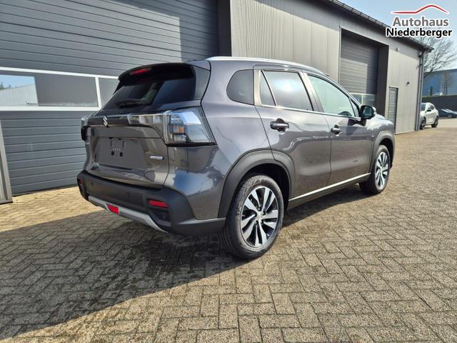 Suzuki S-Cross Comfort+ 110PS MHEV 4x4 ALLGRIP 1.4 Boosterjet Teilleder Navi Klimaautomatik Sitzheizung ACC PDC v+h 4x Kamera Suzuki-Radio Apple CarPlay Android Auto Touchscreen 2xKeyless 17-LM 