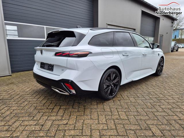 Peugeot 308 SW GT Exclusive 1.2 Hybrid 145PS Automatik Matrix-LED elektr. PanoDach Heckklappe Sitzheizung Lenkradheizung Navi 10" HD-Touchscreen wireless Apple CarPlay + Android Auto FOCAL-System 2x Keyless ACC 4x Kamera PDC v+h 18"LM 