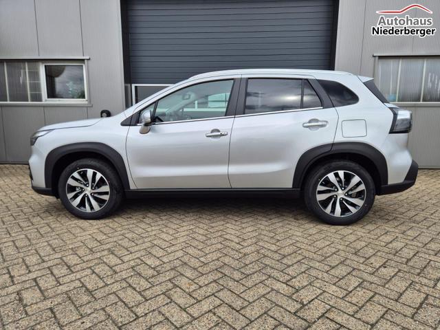 Suzuki S-Cross Comfort+ 110PS MHEV 4x4 ALLGRIP 1.4 Boosterjet Teilleder Navi Klimaautomatik Sitzheizung ACC PDC v+h 4x Kamera Suzuki-Radio Apple CarPlay Android Auto Touchscreen 2xKeyless 17-LM 