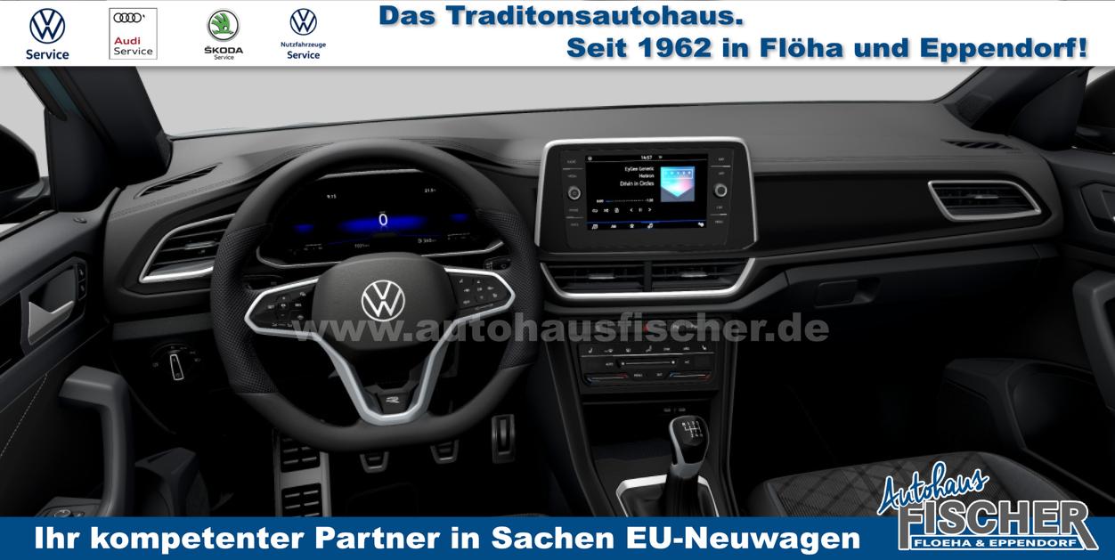 Volkswagen T-Roc LIFE 2.0 TDI 115PS inkl. KLIMA RADIO COMP.COLOUR/USB  VO+HI/BT/DAB/APPCONNECT DIG. COCKPIT LED-SCHEINW. ACC MUFU-LEDERLENKRAD  PARKLENKASS. FERNLICHTASS. 16ALU