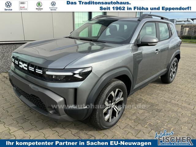 Dacia Duster - Journey 1.2 TCe 130PS Mild-Hybrid, GRAU-Metallic, WINTER-PAKET, 18" Alufelgen "TAGASAN", Klimaautomatik, Hands-free, Rückfahrkamera, Parksensoren hinten, LED-Scheinwerfer, NAVI MEDIA LIV 10", Abgedunkelte Scheiben, Nebelscheinwerfer, Armlehne, Dachreling