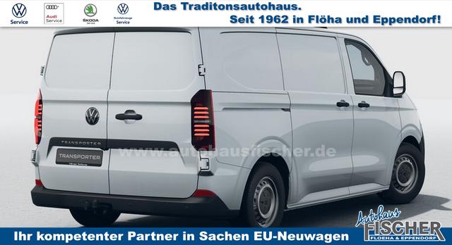 Volkswagen T7 Kastenwagen Transporter LIEFERUNG KOSTENLOS! 2.0 TDI 150PS AUTOMATIK, Weiß, HECKFLÜGELTÜREN, 2-Zonen-Klimautomatik, M-Lederlenkrad, Anhängerkupplung, Parksensoren vorn/hinten, Rückfahrkamera, Frontscheibe beheizbar, Ganzjahresreifen, Sitzpaket 46 (inkl. Sitzheizung), Reserverad, 70l Tank 