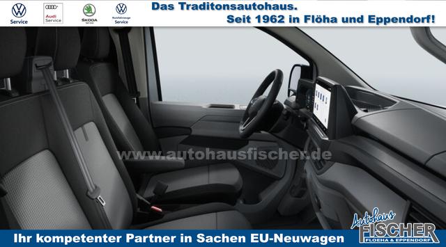 Volkswagen T7 Kastenwagen Transporter LIEFERUNG KOSTENLOS! 2.0 TDI 170PS AUTOMATIK LANG, Schwarz, HECKFLÜGELTÜREN, 2-Zonen-Klimautomatik, M-Lederlenkrad, Anhängerkupplung, Parksensoren vorn/hinten, Rückfahrkamera, Frontscheibe beheizbar, Ganzjahresreifen, Sitzpaket 46 (inkl. Sitzheizung), Reserverad, 70l Tank 