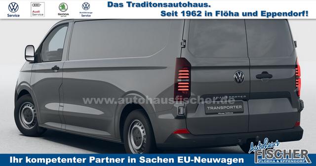 Volkswagen T7 Kastenwagen Transporter LIEFERUNG KOSTENLOS! 2.0 TDI 170PS AUTOMATIK LANG, Grau, HECKFLÜGELTÜREN, 2-Zonen-Klimautomatik, M-Lederlenkrad, Anhängerkupplung, Parksensoren vorn/hinten, Rückfahrkamera, Frontscheibe beheizbar, Ganzjahresreifen, Sitzpaket 46 (inkl. Sitzheizung), Reserverad, 70l Tank 
