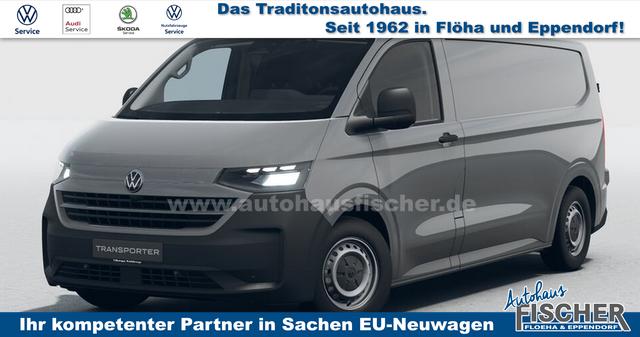Volkswagen T7 Kastenwagen - Transporter LIEFERUNG KOSTENLOS! 2.0 TDI 170PS AUTOMATIK LANG, Grau, HECKFLÜGELTÜREN, 2-Zonen-Klimautomatik, M-Lederlenkrad, Anhängerkupplung, Parksensoren vorn/hinten, Rückfahrkamera, Frontscheibe beheizbar, Ganzjahresreifen, Sitzpaket 46 (inkl. Sitzheizung), Reserverad, 70l Tank