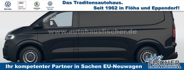 Volkswagen T7 Kastenwagen Transporter LIEFERUNG KOSTENLOS! 2.0 TDI 170PS AUTOMATIK LANG, Schwarz, HECKFLÜGELTÜREN, 2-Zonen-Klimautomatik, M-Lederlenkrad, Anhängerkupplung, Parksensoren vorn/hinten, Rückfahrkamera, Frontscheibe beheizbar, Ganzjahresreifen, Sitzpaket 46 (inkl. Sitzheizung), Reserverad, 70l Tank 