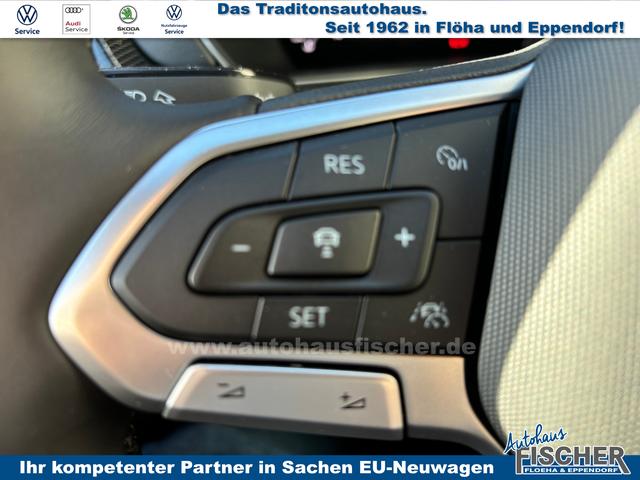 Volkswagen T-Cross LIFE 1.0 TSI 95PS, 16" Alu, Parksensoren vo/hi, LED-Scheinwerfer, Radio Composition 8", App-Connect, Klima, M-Lederlenkrad, Digitales Cockpit, Müdigkeitserkennung, Verkehrszeichenerkennung, Dachreling, Lane Assist, Armlehne vorn 