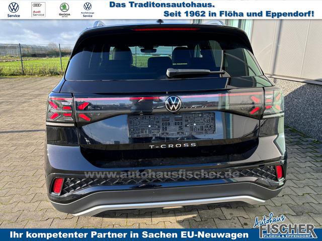 Volkswagen T-Cross LIFE 1.0 TSI 95PS, 16" Alu, Parksensoren vo/hi, LED-Scheinwerfer, Radio Composition 8", App-Connect, Klima, M-Lederlenkrad, Digitales Cockpit, Müdigkeitserkennung, Verkehrszeichenerkennung, Dachreling, Lane Assist, Armlehne vorn 