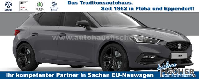 Seat Leon FR Black Edition 1.5 TSI 150PS, 5J GARANTIE, 18" Alu schwarz, Winterpaket, Alarm, 3-Zonen-Climatronic, Abgedunkelte Scheiben, Park Assistent, Rückfahrkamera, Parksensoren vorn/hinten, Sportsitze, Media System PLUS 10,4"/Bluetooth + Full Link, Adaptiver Tempomat 
