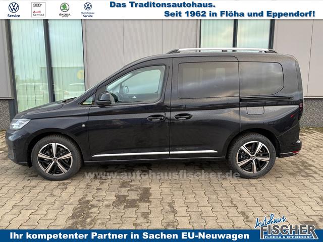 Volkswagen Caddy Style 1.5 TSI 115PS DSG/AUTOMATIK, Deep-Black, 17" Alu/Ganzjahresreifen, Winterpaket, ACC-Tempomat, Toter-Winkel, ParkAssist, Parksensoren vo/hi, Rückfahrkamera, Radio Ready2Discover 10" + Wireless AppConnect, Climatronic, Abgedunkelte Scheiben, M-Lederlenkrad 