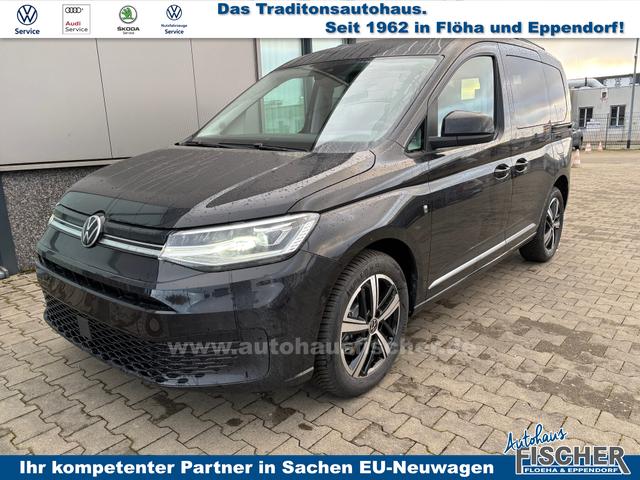Volkswagen Caddy - Style 1.5 TSI 115PS DSG/AUTOMATIK, Deep-Black, 17" Alu/Ganzjahresreifen, Winterpaket, ACC-Tempomat, Toter-Winkel, ParkAssist, Parksensoren vo/hi, Rückfahrkamera, Radio Ready2Discover 10" + Wireless AppConnect, Climatronic, Abgedunkelte Scheiben, M-Lederlenkrad