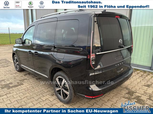 Volkswagen Caddy Style 1.5 TSI 115PS DSG/AUTOMATIK, Deep-Black, 17" Alu/Ganzjahresreifen, Winterpaket, ACC-Tempomat, Toter-Winkel, ParkAssist, Parksensoren vo/hi, Rückfahrkamera, Radio Ready2Discover 10" + Wireless AppConnect, Climatronic, Abgedunkelte Scheiben, M-Lederlenkrad 