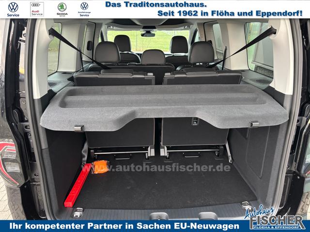 Volkswagen Caddy Basis 1.5 TSI 115PS DSG (AUTOMATIK) MAXI 7-Sitzer LANGER RADSTAND, Klimaanlage, Parksensoren hinten, Tempomat, Schiebetüre rechts und links, Heckklappe, Radio 10"/Bluetooth 