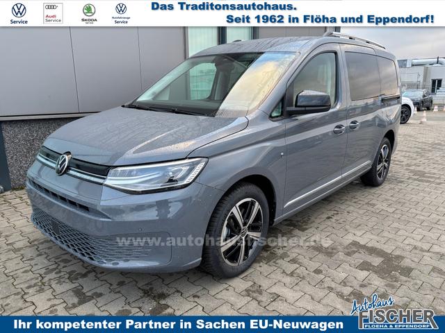 Volkswagen Caddy Basis 1.5 TSI 115PS DSG (AUTOMATIK) MAXI 7-Sitzer LANGER RADSTAND, Klimaanlage, Parksensoren hinten, Tempomat, Schiebetüre rechts und links, Heckklappe, Radio 10"/Bluetooth 