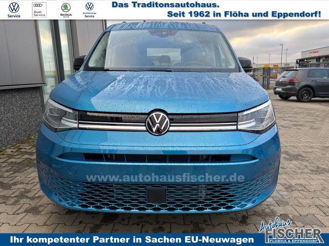 Volkswagen Caddy Style 1.5 TSI 115PS DSG/AUTOMATIK, Costa-Azul, 17" Alu/Ganzjahresreifen, Winterpaket, ACC-Tempomat, Toter-Winkel, ParkAssist, Parksensoren vo/hi, Rückfahrkamera, Radio Ready2Discover 10" + Wireless AppConnect, Climatronic, Abgedunkelte Scheiben, M-Lederlenkrad 