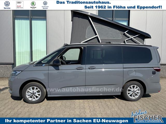 Volkswagen T7 California Beach Camper 1.5 eHybrid (Plug-In-Hybrid) 245PS ALLRAD DSG (AUTOMATIK), 17" Alu, Mini-Küche, Privacy-Glas, Aufstelldach, Klimaanlage, Parksensoren vorne und hinten, Digital Cockpit Pro, Radio Ready2Discover 10" + Wireless App-Connect, Tempomat, LED-Scheinwerfer, M-Le 