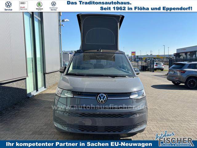 Volkswagen T7 California Beach Camper 1.5 eHybrid (Plug-In-Hybrid) 245PS ALLRAD DSG (AUTOMATIK), 17" Alu, Mini-Küche, Privacy-Glas, Aufstelldach, Klimaanlage, Parksensoren vorne und hinten, Digital Cockpit Pro, Radio Ready2Discover 10" + Wireless App-Connect, Tempomat, LED-Scheinwerfer, M-Le 