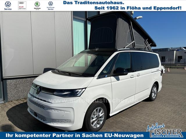 Volkswagen T7 California Beach Camper 1.5 eHybrid (Plug-In-Hybrid) 245PS ALLRAD DSG (AUTOMATIK), 17" Alu, Mini-Küche, Privacy-Glas, Aufstelldach, Klimaanlage, Parksensoren vorne und hinten, Digital Cockpit Pro, Radio Ready2Discover 10" + Wireless App-Connect, Tempomat, LED-Scheinwerfer, M-Le 