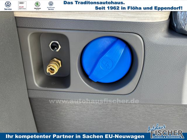 Volkswagen T7 California Beach Camper 1.5 eHybrid (Plug-In-Hybrid) 245PS ALLRAD DSG (AUTOMATIK), 17" Alu, Mini-Küche, Privacy-Glas, Aufstelldach, Klimaanlage, Parksensoren vorne und hinten, Digital Cockpit Pro, Radio Ready2Discover 10" + Wireless App-Connect, Tempomat, LED-Scheinwerfer, M-Le 