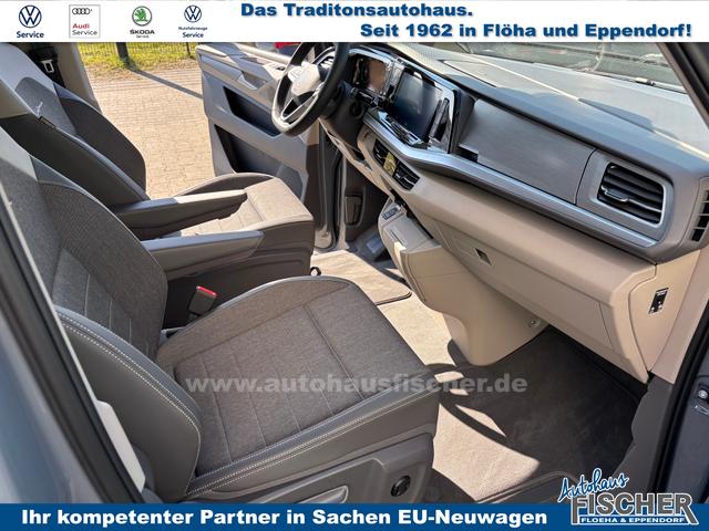 Volkswagen T7 California Beach Camper 1.5 eHybrid (Plug-In-Hybrid) 245PS ALLRAD DSG (AUTOMATIK), 17" Alu, Mini-Küche, Privacy-Glas, Aufstelldach, Klimaanlage, Parksensoren vorne und hinten, Digital Cockpit Pro, Radio Ready2Discover 10" + Wireless App-Connect, Tempomat, LED-Scheinwerfer, M-Le 