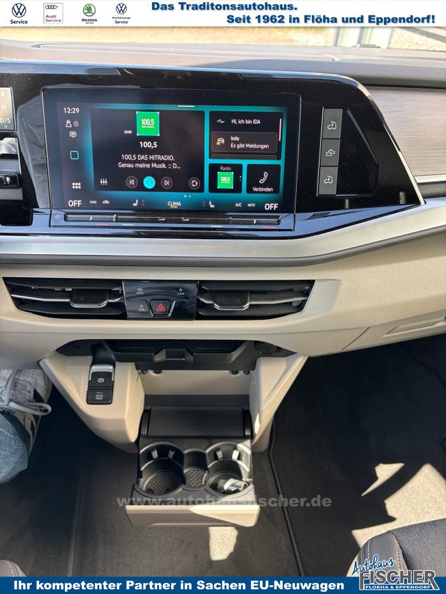 Volkswagen T7 California Beach Camper 1.5 eHybrid (Plug-In-Hybrid) 245PS ALLRAD DSG (AUTOMATIK), 17" Alu, Mini-Küche, Privacy-Glas, Aufstelldach, Klimaanlage, Parksensoren vorne und hinten, Digital Cockpit Pro, Radio Ready2Discover 10" + Wireless App-Connect, Tempomat, LED-Scheinwerfer, M-Le 