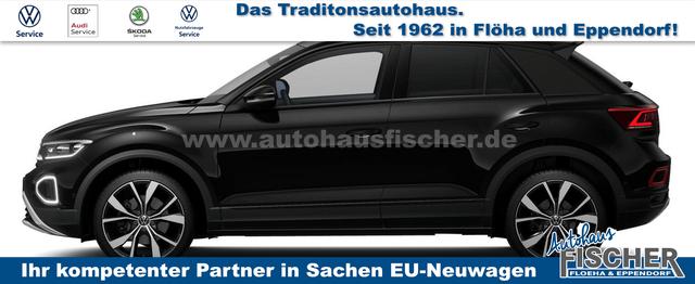 Volkswagen T-Roc - Style Limited 1.5 TSI 150PS, BLACK-STYLE + PANORAMADACH, Metallic, 19" Alu, MATRIX IQ LIGHT, Elektr. Heckklappe, Keyless, Alarm, Abgedunkelte Scheiben, Park Assist Kamera, 2Z-Climatronic, ACC, Ready2Discover, App-Connect, Digital Cockpit Pro